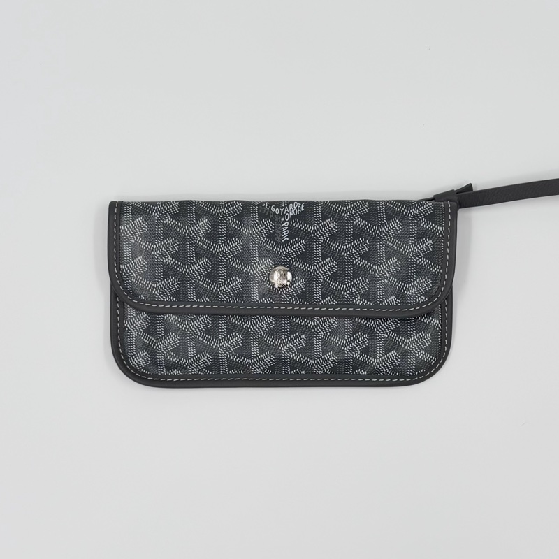 Goyard Saint Louis PM 稀缺灰色老花托特包-5