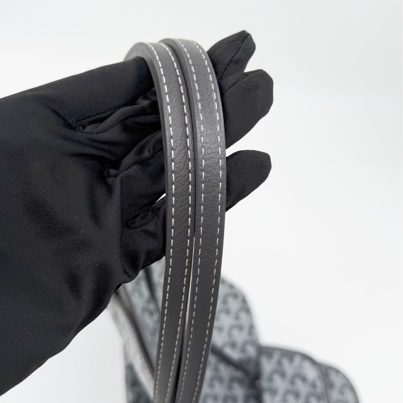Goyard Saint Louis PM 稀缺灰色老花托特包-11