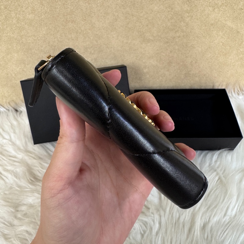 Chanel 19系列拉鏈零錢包 晶片款 閑置品-3