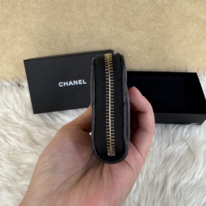 Chanel 19系列拉鏈零錢包 晶片款 閑置品-6