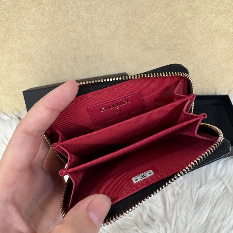 Chanel 19系列拉鏈零錢包 晶片款 閑置品-7