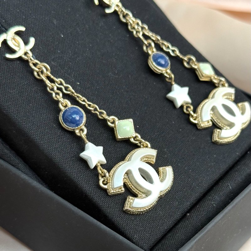Chanel 星星長款耳墜-3