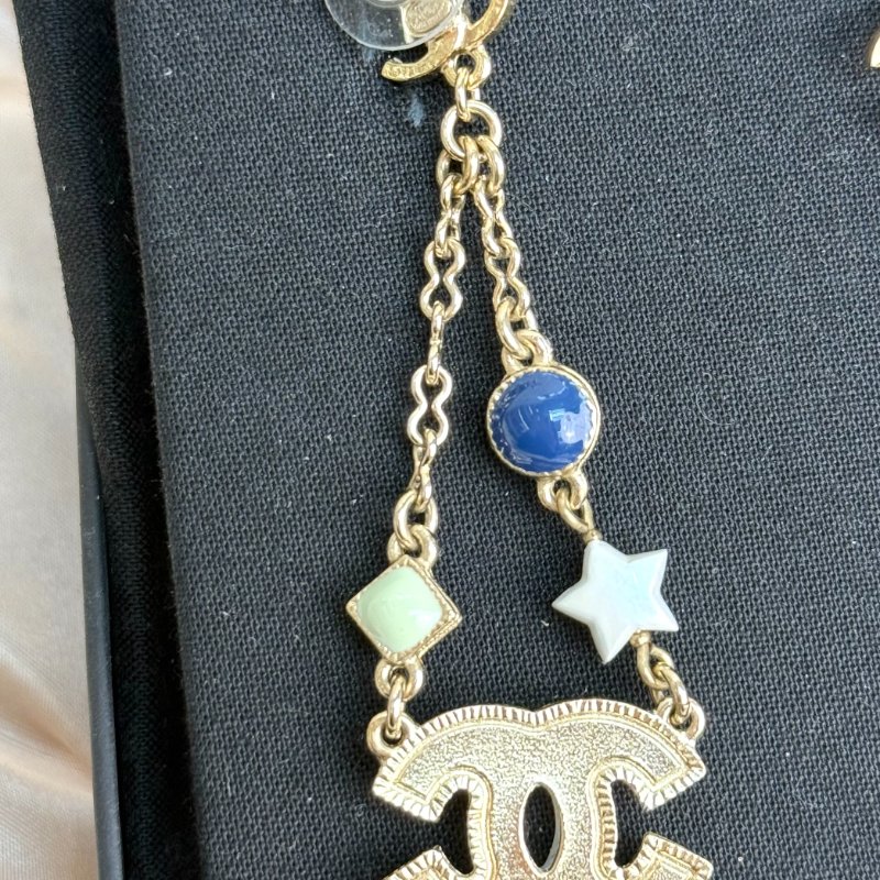 Chanel 星星長款耳墜-4