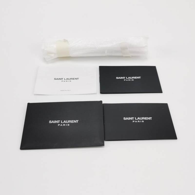Saint Laurent Envelope牛皮純色YSL標誌斜背包單肩包-8