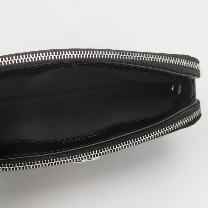 Chanel Boy Bag牛皮菱格絎縫方形雙C鎖扣斜挎包單肩包-6