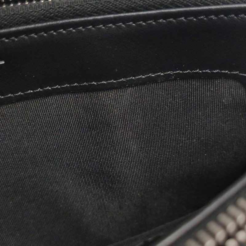 Chanel Boy Bag牛皮菱格絎縫方形雙C鎖扣斜挎包單肩包-9