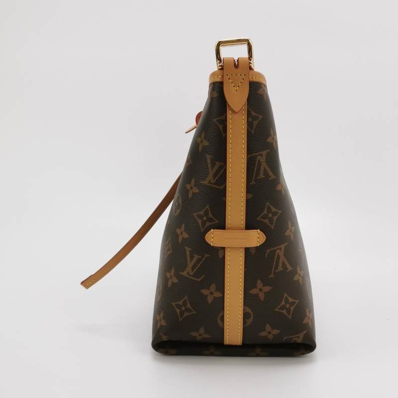 Louis Vuitton (LV) Carry All小號植鞣革Monogram印花子母包肩背包晶片款-2