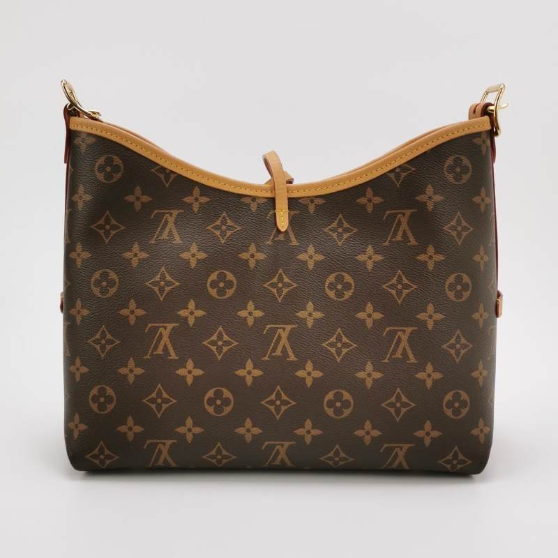 Louis Vuitton (LV) Carry All小號植鞣革Monogram印花子母包肩背包晶片款-4