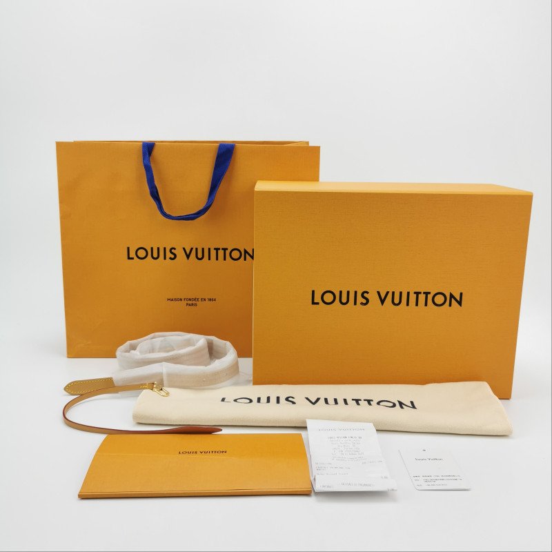 Louis Vuitton (LV) Carry All小號植鞣革Monogram印花子母包肩背包晶片款-8