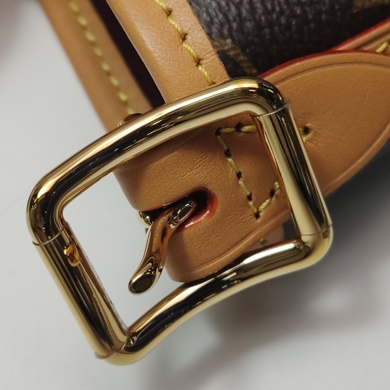 Louis Vuitton (LV) Carry All小號植鞣革Monogram印花子母包肩背包晶片款-9