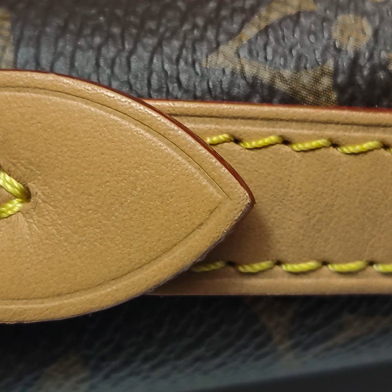 Louis Vuitton (LV) Carry All小號植鞣革Monogram印花子母包肩背包晶片款-12