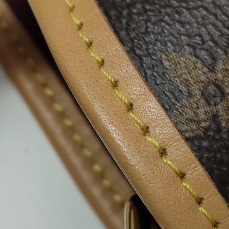 Louis Vuitton (LV) Carry All小號植鞣革Monogram印花子母包肩背包晶片款-13