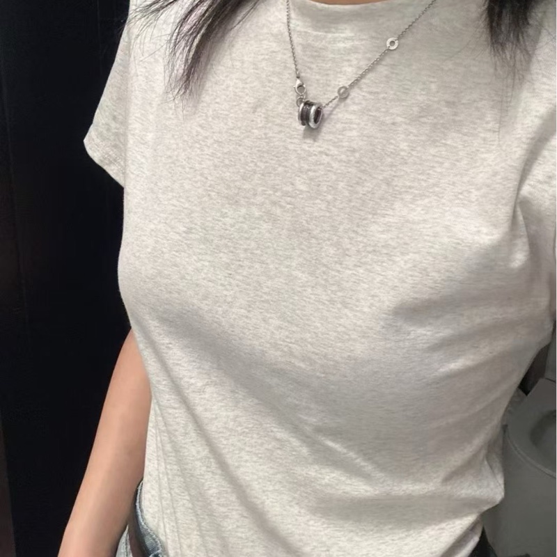Bvlgari寶格麗 黑陶瓷 慈善款 彈簧 項鍊 男女同款-6