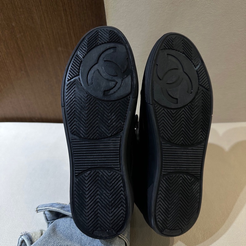 Chanel 香奈兒 黑色空軍 休閒雙C運動鞋 尺碼38-6