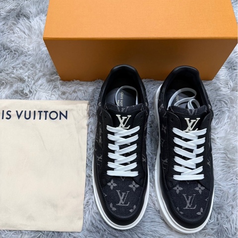 👟LV Beverly Hills 黑牛仔 尺寸8碼 99新 僅落地一次