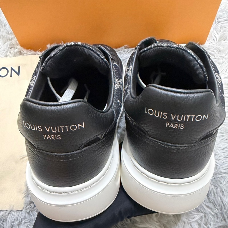 👟LV Beverly Hills 黑牛仔 尺寸8碼 99新 僅落地一次-4