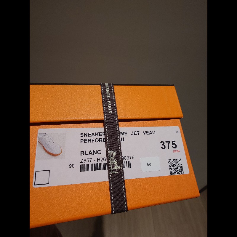 「熱賣-全台缺貨/全新品」Hermes Jet運動鞋/全皮/小白鞋 鞋碼37.5-8