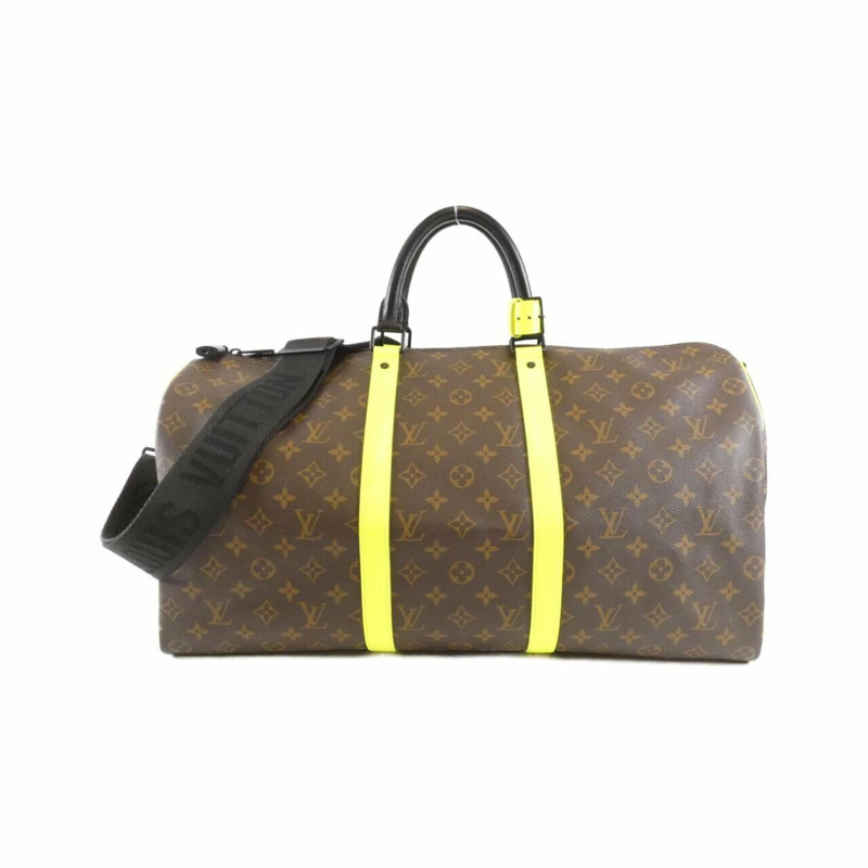 路易威登 Monogram Macassar（LV Color Mania）Keepall Bandoulière 50cm M45866 波士頓包-0
