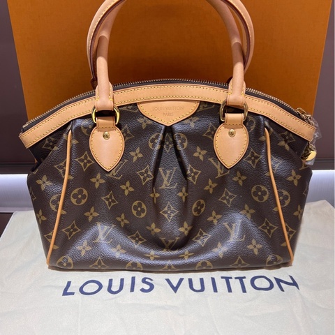 Lv 手提包 小號 老花餃子包
