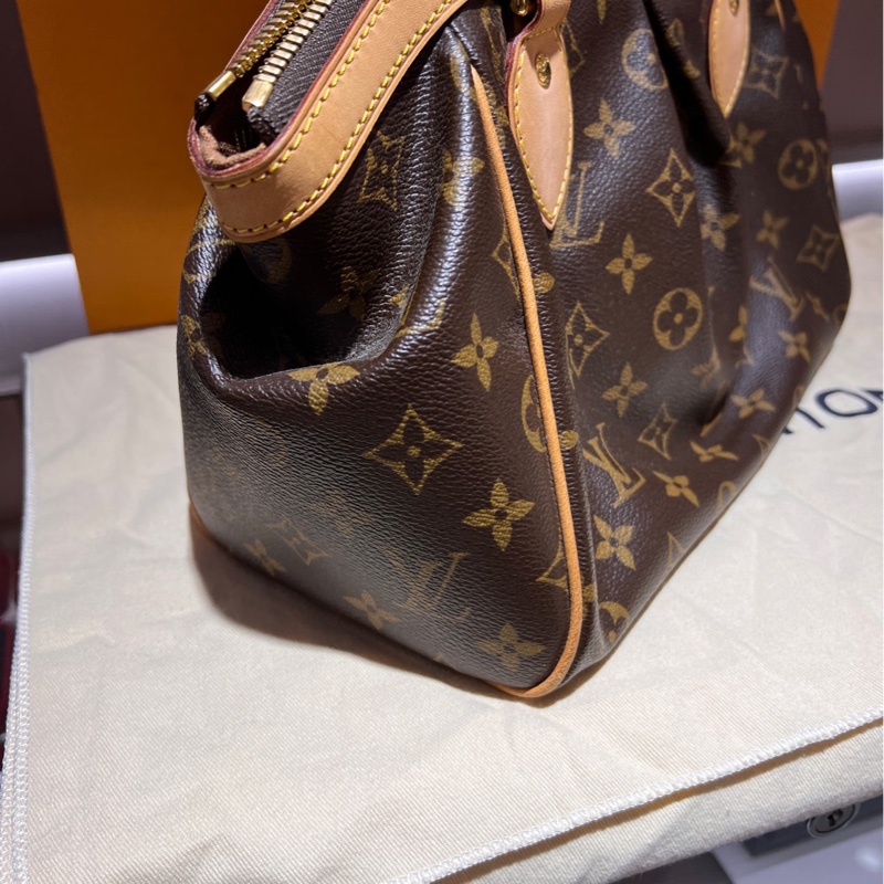 Lv 手提包 小號 老花餃子包-2