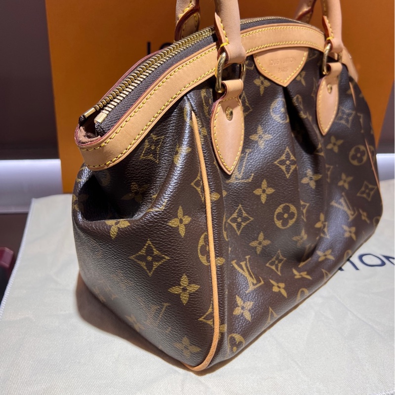 Lv 手提包 小號 老花餃子包-3