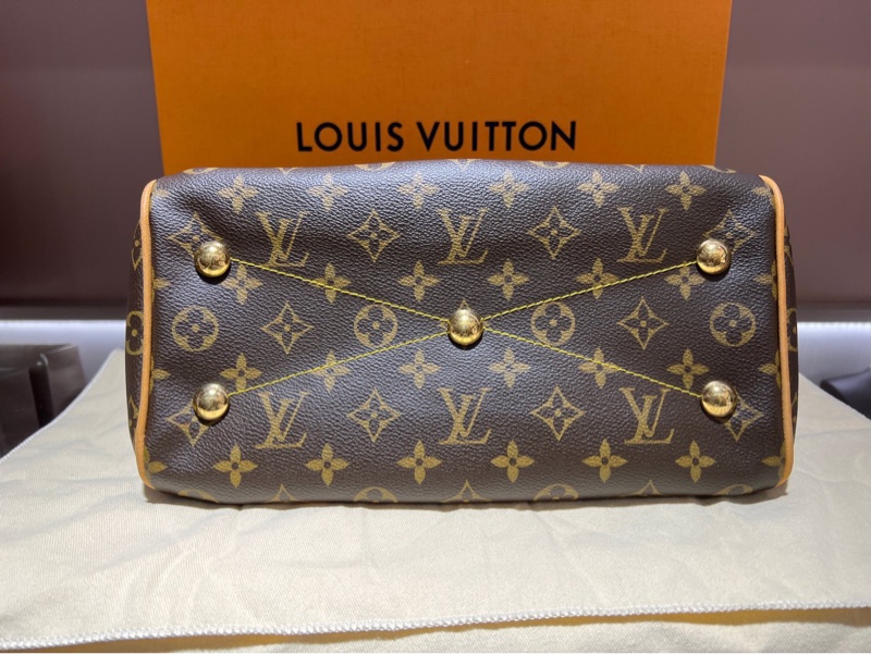 Lv 手提包 小號 老花餃子包-5