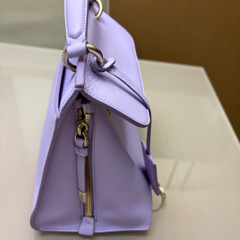Ferragamo 薰衣草紫手提肩背兩斜背包-3