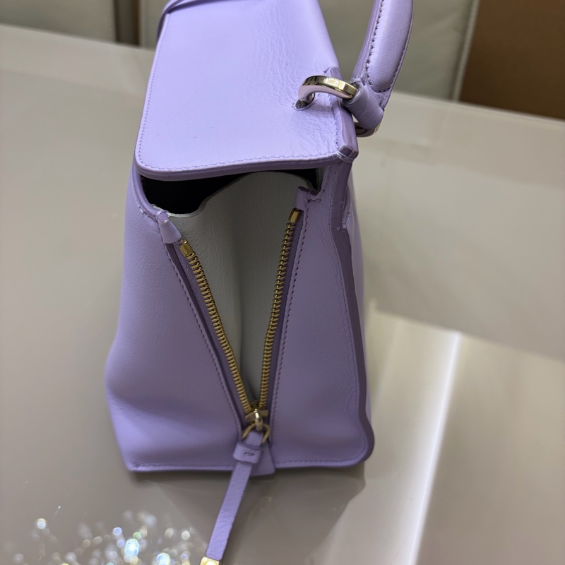 Ferragamo 薰衣草紫手提肩背兩斜背包-4