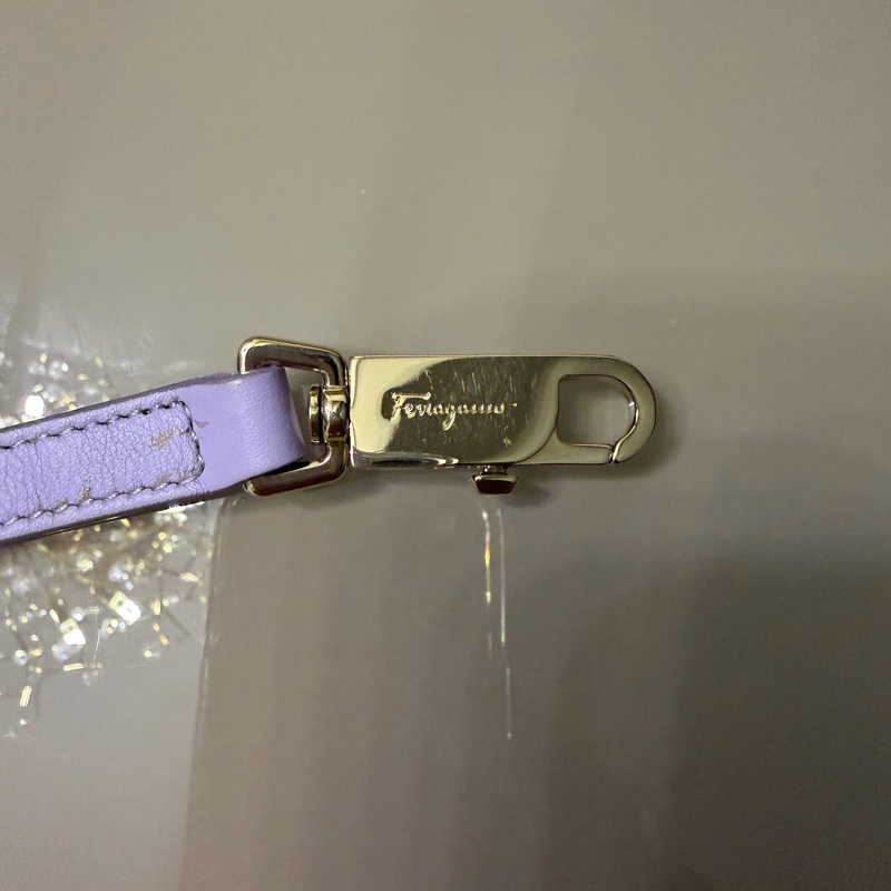 Ferragamo 薰衣草紫手提肩背兩斜背包-11