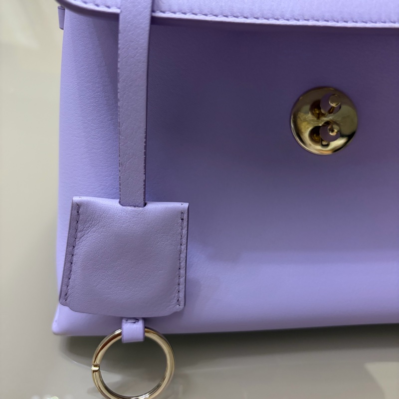 Ferragamo 薰衣草紫手提肩背兩斜背包-13