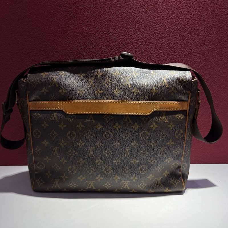 路易威登/Louis Vuitton 經典老花翻蓋公文包 斜挎包-3
