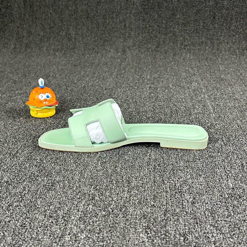 Hermes愛馬仕綠色拖鞋 尺碼：39 🧡已貼底-2