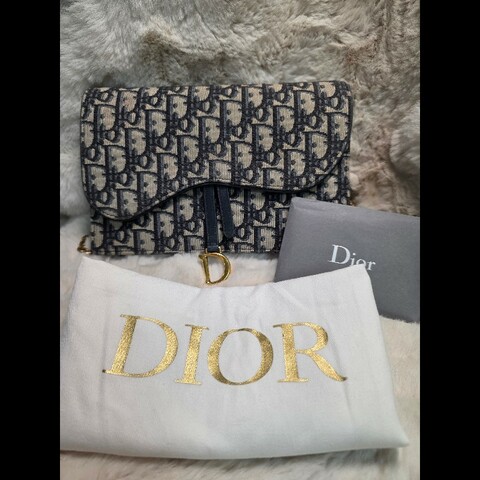 Dior Saddle Wallet on Chain / 馬鞍鏈帶長夾包