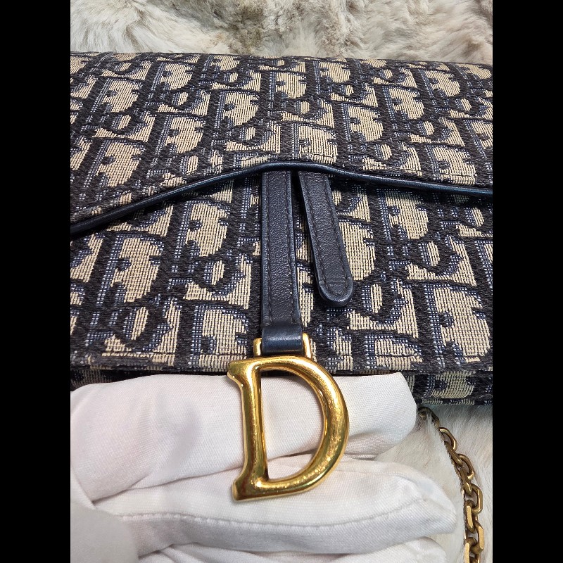 Dior Saddle Wallet on Chain / 馬鞍鏈帶長夾包-3