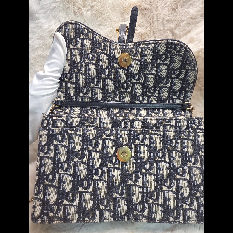 Dior Saddle Wallet on Chain / 馬鞍鏈帶長夾包-7