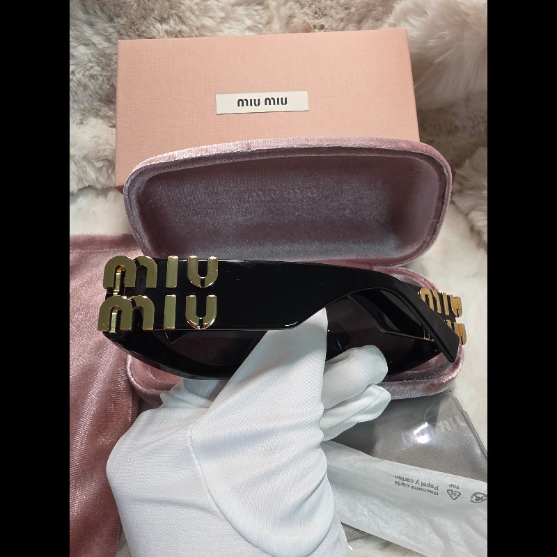 Miu Miu 貓眼 橢圓 太陽眼鏡-3