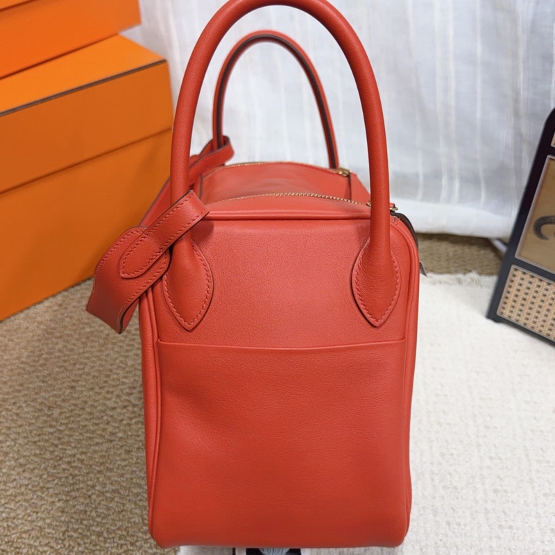 🌈Hermes❤️Lindy 30❤️紅色金扣❤️99新🌟Swift皮🌟lindy30🌟lindy🌟愛馬仕🌟-4