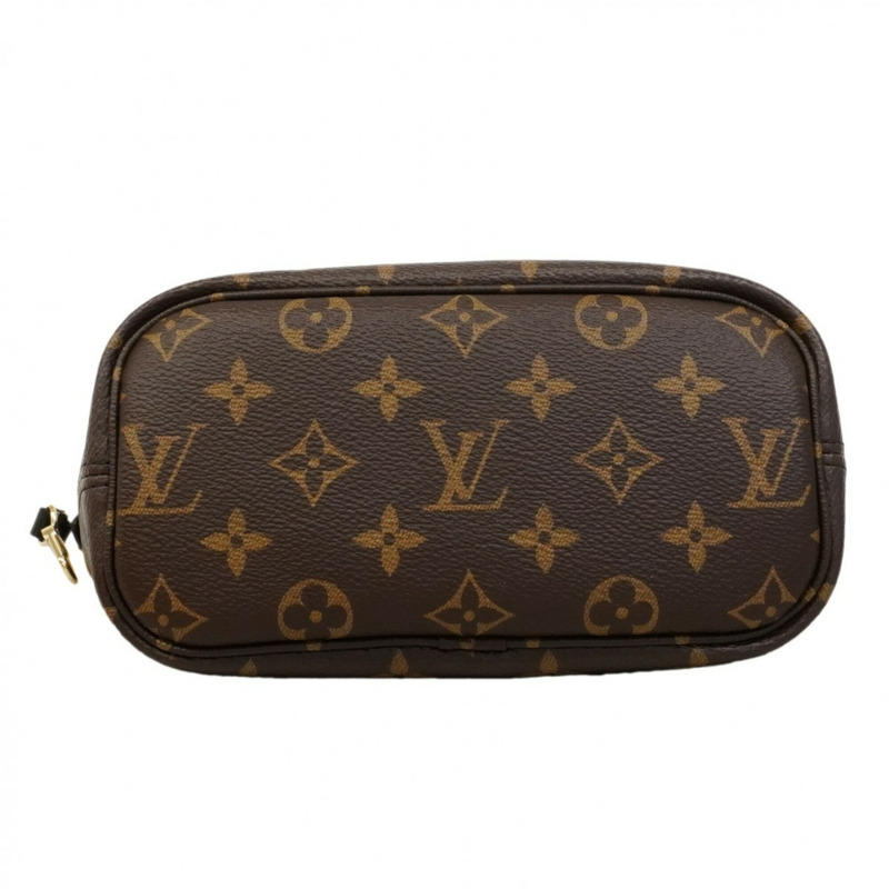 路易威登 Monogram Shearling Neverfull Inside Out BB 手提包 M26315 棕白色兩用包，女士款-2
