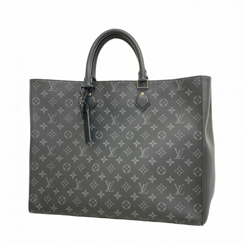 路易威登 Monogram Eclipse Grand Sac 手提包 M44733 黑色 男士-0