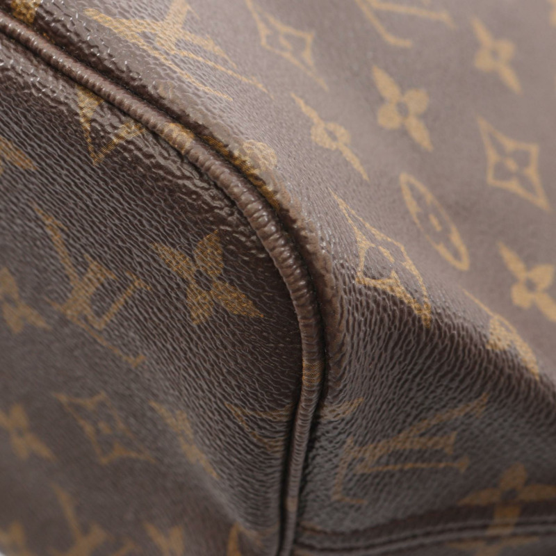 路易威登 Neverfull MM 手提包 M40156 Monogram 皮革棕色二手女士-6