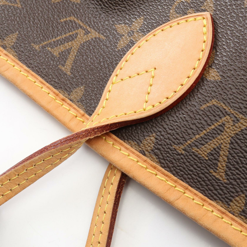 路易威登 Neverfull MM 手提包 M40156 Monogram 皮革棕色二手女士-9