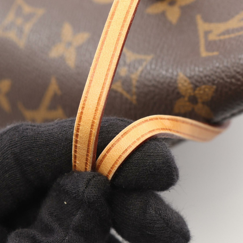 路易威登 Neverfull MM 手提包 M40156 Monogram 皮革棕色二手女士-10