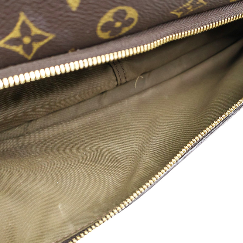 棕色 原花 帆布 Evasion 旅行包【LOUIS VUITTON LV 路易威登】 M41443-5