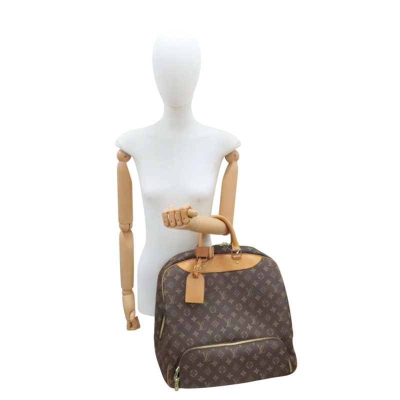 棕色 原花 帆布 Evasion 旅行包【LOUIS VUITTON LV 路易威登】 M41443-8