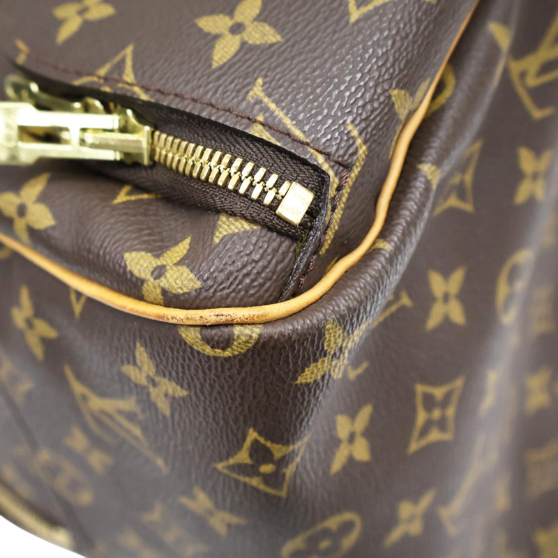 棕色 原花 帆布 Evasion 旅行包【LOUIS VUITTON LV 路易威登】 M41443-11