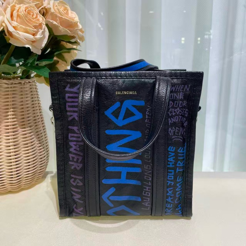 巴黎世家Balenciaga 塗鴉tote單肩斜挎手提包-1