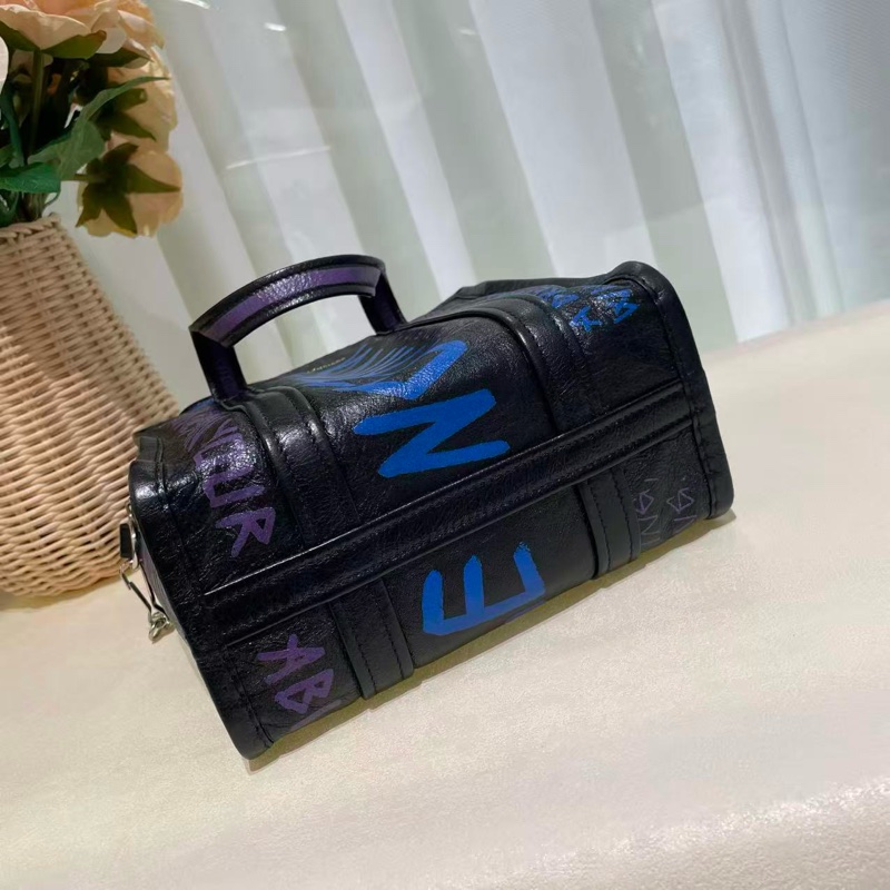 巴黎世家Balenciaga 塗鴉tote單肩斜挎手提包-4