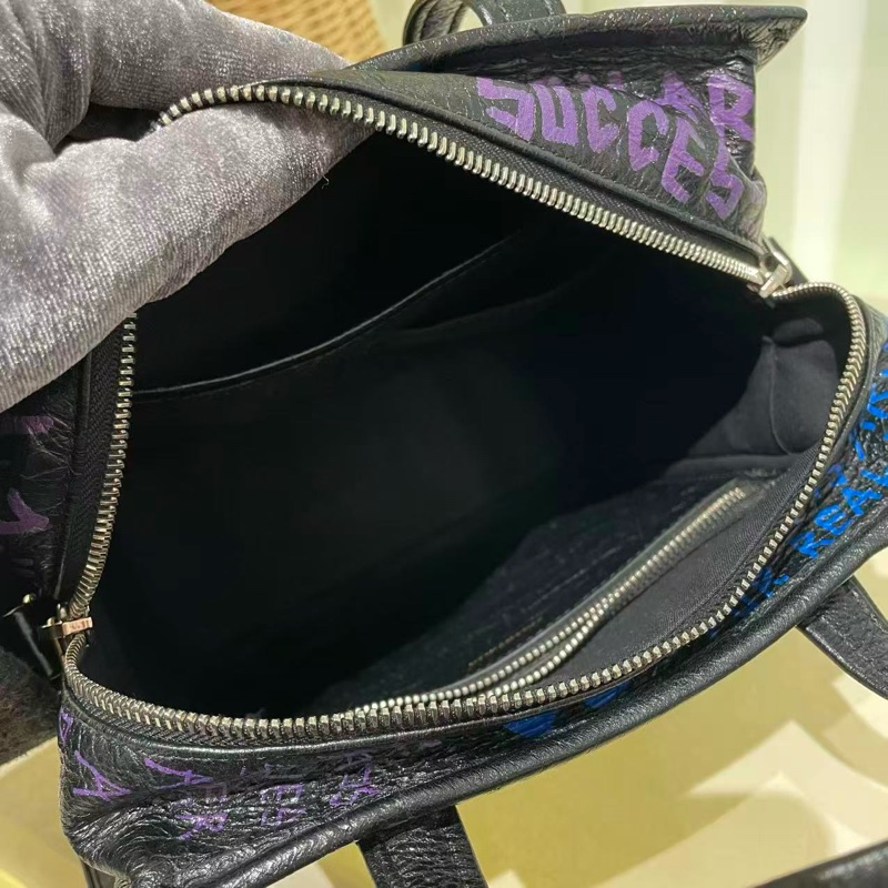 巴黎世家Balenciaga 塗鴉tote單肩斜挎手提包-5