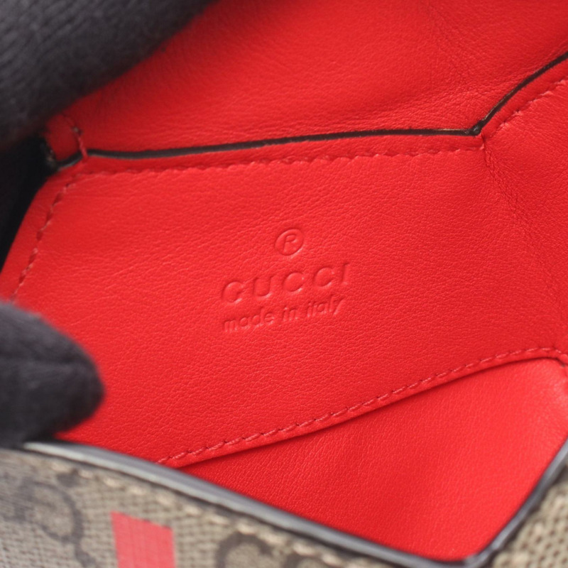 GUCCI Ophidia 小號愛心 GG Supreme 鏈條單肩斜背包 678131 二手-3