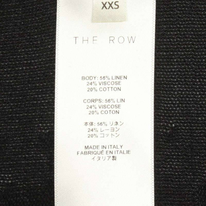 THE ROW JALIA H 針織半身裙布料 黑色 #XXS 二手女裝-3
